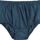 PENINSULA LOVE Post Surgery Underwear Tear Away Briefs Breathable Breakaway Pants Reusable Incontinence Underpants Adult (33.9-39.4 inches, Blue)