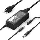 65W Laptop Charger for dell Inspiron,AC Adapter Compatible with Dell Inspiron 11 13 15 17 Charger 11-3000 13-7000 15-7000 15-5000 17-7000 17-5000 17-3000 3452 5570 with 2 Tips (4.5mm + 7.4mm)