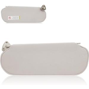 Sun Visor for Chevy Express & GMC Savana 1500 1999-2014, 2500 3500 4500 1999-2019, Left Driver Side Cream-Grey Sunvisor Replacement 84054688 84054695