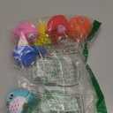 Bath Toys, 8 Pcs Light Up Floating Rubber Animal Toys Set, Flashing Color Changing Light in Water, Baby Infants Kids Toddler Child Preschool Bathtub Bathroom Shower Games Swimming Pool Party