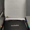 15.7" Portable DVD Player with 14.1" HD Swivel Screen, 6-Hour Rechargeable Battery, Dual Speakers, USB/SD/TV Sync, Supports Multiple Disc Formats, Black [Not Support Blu-Ray]