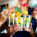 40 Pcs Mardi Gras Party Cups Carnival Plastic Cups 12 OZ Let's get Cray Disposable Clear Cups Mardi Gras Drinking Cups for FMardi Gras otball Party Supplies