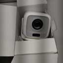 [Auto Focus & 2026 Upgraded] Mini Projector 1080P FHD Support 4K Portable Projector with WiFi6 and Bluetooth5.4 Builtin App 180° Adjustable Auto Keystone, Compatible with HDMI/Laptop/USB, White