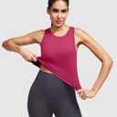 Alaroo Workout Tops for Women Sleeveless Racerback Tank Tops (Pink, XL)