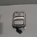 A18-42228-001 Chrome Exterior Door Handle Assembly Right Passenger Side with Keys Compatible with 2003-2011 Freightliner Columbia, 2005-2014 Century class, Coronado, Argosy OEM A18-42228-003, 760-5201