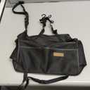 WLLWOO Car Net Pocket Handbag Holder Between Seats Back Storage Organizer Purse Holder for Console Front Seat Storage Barrier