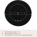 Women French Wool Beret Hats - Solid Color Classic Beanie Winter Cap (One Size, Black)