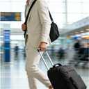 Rolling Backpack with Wheels, Roller Backpack for 17.3 Inch Laptop, 13.4"L x 8"W x 20"H