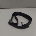 uxcell Leather Purse Strap, Adjustable Crossbody Replacement Straps for Handbags, Shoulder Bag (Navy Blue, Silver Clasp)