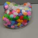 400 Pcs Multicolor Pom Poms for Crafts 1.5 Inch Fuzzy Craft Pompoms Balls for Family Classroom DIY Creative Christmas Decorations