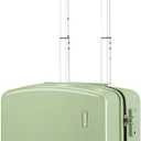 Hanke 16 Inch Underseat Small Carry On Luggage, Hard Shell with TSA Lock