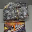 MISINI M6320 Military Series World War II Battleship Building Kit, 2228 Pieces USS Missouri Battleship, Toy Gift Ship Building Block Set for Adult Collection(Iowa-Class Warship)