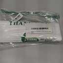 200 Count - Biodegradable & Reusable T-Shirt Shopping Bags with Handles  Extra Heavy Duty 57 Micron (2.25 mil) White Colour, Retail, Food Trucks & Restaurant Bags, 11.5" x 6.5" x 21" Eco Friendly