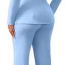 Mintsnow Pant Suits for Women Dressy Long Sleeve Blazer Pants Sets for Work | Business Casual Outfits for Women Soild Color Diagonal Button Blazer Jacket and Wide Leg Pants Suit Sets for Church, XXL