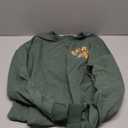 HEBBE Dog Mom Sweatshirts For Women Floral Dog Paw Sweatshirt Embroidered Paw Pullover Tops Oversized Sweater (Large, Grey)