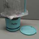 Presto 04811 PopLite My Munch Hot Air Popcorn Popper - Personal Sized, Built-In Serving Bowl, Compact Design, 8 Cups, Blue
