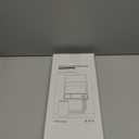 Flamorrow Dual Hose Portable Air Conditioner Window Kit, Adjustable Window Seal Plates for 5" Diameter Exhaust Hose, Sliding AC Window Vent Kit with Foam Seal Strip, White