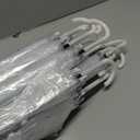 30 Pcs Wedding Clear Umbrella Bulk for Rain, Large Windproof Stick Umbrellas with J-Hook Handle for Wedding Bride Groom Photography, Prom, Graduation, Golf, Parties and Outdoor Events