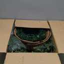 Fake Ferns Hanging Baskets,2PCS Artificial Hanging Plants Outdoor, 2 Hanging Planters with 24 Pcs Fake Ferns for Indoor Outside Decorations for Front Porch Garden Balcony Patio Home Decor (2, Green)