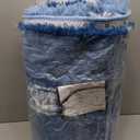 5x7 Feet Area Rugs for Living Room Bedroom,Blue and White Machine Washable Soft Fluffy Shaggy Indoor Rug, Floor Carpet for Girls Boys Kids, Dorms, Nursery Rooms, Home Decor Aesthetic