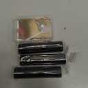 LISAPACK 8ML Atomizer Perfume Spray Bottle for Travel (3 PCS) Empty Cologne Dispenser, Portable Sprayer Travel Essentials for Men and Women (Black)