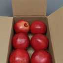 Meiwlong 6PCS Fake Pomegranates Artificial Pomegranate Fruit Bowl Fillers for Home Decor,Lifelike Faux Fake Fruit,Kitchen Table Centerpiece Decor, Wedding Party & Indoor Photography Props