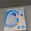 iClever BTH22 Kids Bluetooth Headphones, 60H Play Time, USB C Fast Charging, Bluetooth 5.4, AUX Cord,Safe Volume 74/85 dBA,Toddler Headphones for iPad/Tablet/Travel/School, Blue