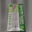 Disposable Vinyl Gloves, Food Safe, Latex-Free Powder-Free Clear Plastic Gloves for Cooking, House Clean, Food Prep (Large)