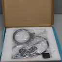 30X 10X Large Floor Magnifying Glass with Light and Stand,72 LED Flexible Gooseneck Floor Magnifying Lamp,2 in 1 Lighted Magnifiers for Close Work, Sewing,Crafts,HobbiesBlack