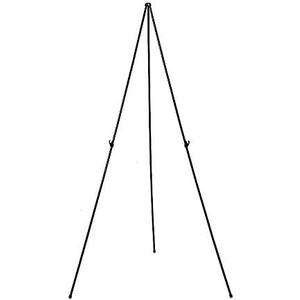 Black Metal Easel Collapsible Tripod Stand Wedding Party Events Reception Catering Decorations Supplies, 2 Pack