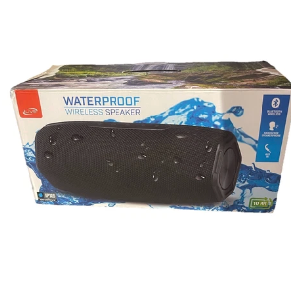 ILive Portable Bluetooth Speaker Black ILive Portable Bluetooth Speaker Black