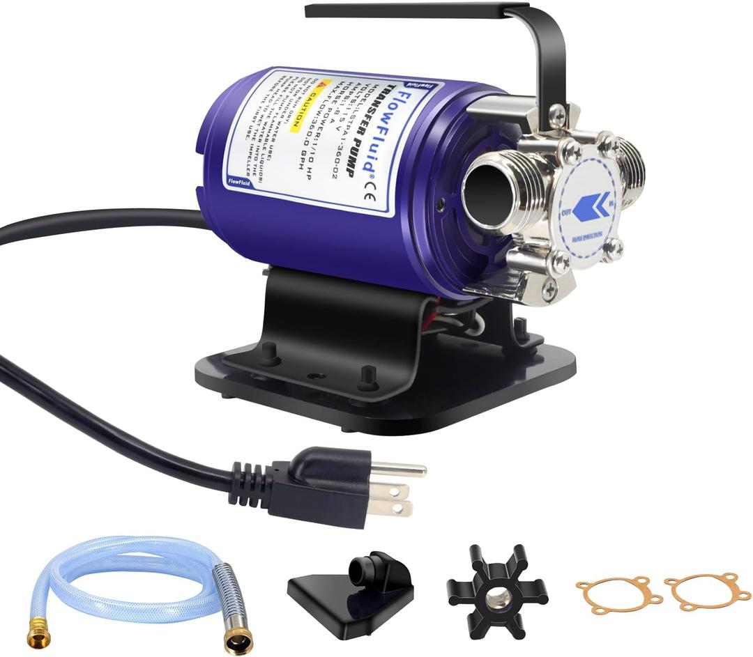 Water Transfer Pump 115V 1/10HP,Electric Self Priming Utility Pump for Household, 330 GPH Suction Removal Water Pump for Garden Clogged Sinks Pools Rain Barrel Aquariums