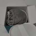 Topblan Weighted Lap Blanket 7lbs for Adults, Small Weighted Blanket Throw for Napping, Relaxation, Calming and Travel, Skin Friendly & Machine Washable for All-Season Sleeping, Grey 24x29 inches