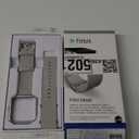 Fitbit Blaze Accessory Band, Leather, Mist Grey, Small