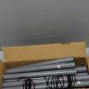 Stuffed Animals Storage Organizer with Thicken PVC Tubes Elastic Band Space Save Vertical Plushies Storage Stuffed Animals Zoo Cage for Kids, Gray