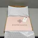 BIOWEAVES 100% Organic Cotton 1 Twin XL Fitted Sheet Only | 300 Thread Count Sateen Weave GOTS Certified with Deep Pocket - Blush Pink