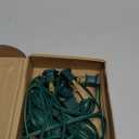 Kanayu 5 Pack 6 ft Green Indoor Extension Cord 2 Prong Electric Cord Extender, Wire Plug in and End Ac 120 Volts for Outdoor Christmas Connect or Extend String Lights