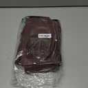 Scrubs for Women Set Soft Sleeveless Stand-Up Collar Scrub Top & Straight Leg Scrub Pant, 9 Pockets, Yoga Waistband (Brown, M)
