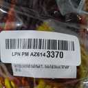 battilo Cross Woven Throw Blanket in Bright, Fun Colors with Tasseled Ends 60"x50" Inc