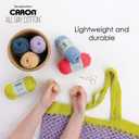 Caron All Day Cotton - 3 Pack of 173 Yards/3.52 oz White Shirt 100% Mercerized Cotton Yarn