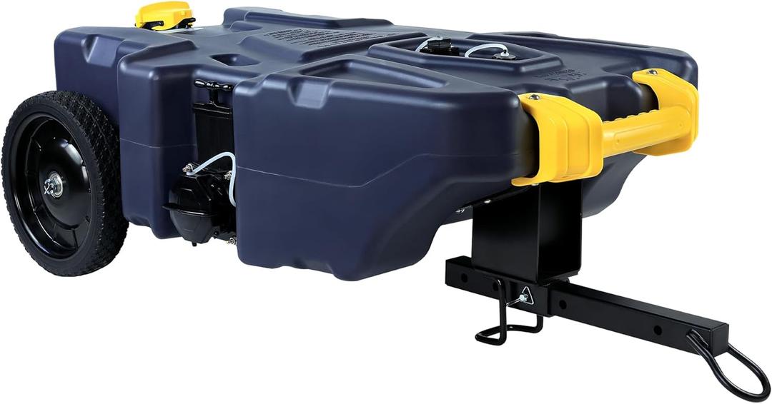 30 Gallon RV Portable Waste Tank 2 Wheel Tote Tank