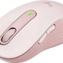 Logitech Wireless Mouse Signature M650- Small Hands, 2-Year Battery, Silent Clicks, Customizable Buttons, Bluetooth, PC/Mac/Chromebook - Rose, Right-Handed, Small-Medium