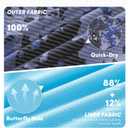 Men's Swim Trunks with Compresssion Liner 7" Swimwear Board Shorts 2-in-1 Bathing Suits with Zipper Pockets (Blue, XL)