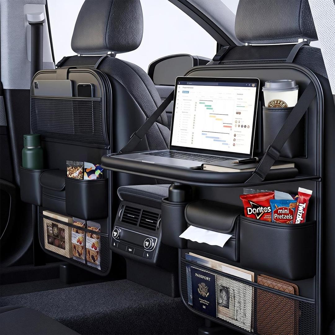 WHEEXIAG 2 Pack - Back Seat Car Organizer, Car Organizerr, Back Seat Organizer, Seat Organizer, Car Organizer and Storage Box, Back of Seat Car Organizer, Seat Back Organizer.