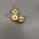 Mahjong Racks with Pushers, Clear Acrylic American Majiang Tile Racks, Enhanced Mah Jongg Tile Holders Set of 4 with 3 Goldern Dics (Beige White)