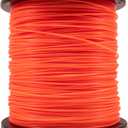 HOTS Round 095 Trimmer Line, 095 Weed Eater String, Commercial Grade Round Nylon String Trimmer line 095 Replacement for Husqvarna, Ryobi, Echo, Weed Eater Trimmer line-0.095inch-855ft-3lb(Orange)