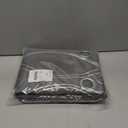 NICETOWN Grey Blackout Floral Pattern Curtains for Living Room 84 inch Long 2 Panels Set, Noise Reducing Thermal Insulated Wave Line Foil Print Bedroom Drapes for Patio Sliding Glass Door (52 x 84)