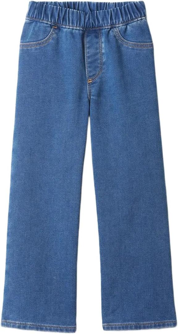 Gap Baby-Girls Knit Denim Pant (4T, Dark Wash)