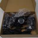 4 Pcs Halloween Red Spotlight Outdoor Plug in Landscape Lighting 12w Ip66 Waterproof LED Lights with Spiked Stand 270 Adjustable Outdoor Spot Lights for Yard Lawn Garden Tree Flags Holiday