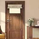 PI Blackout Thermal Insulated Door/Window Curtain for Small Window/Front Door - Office 1 Panel (W26XL20, Beige)